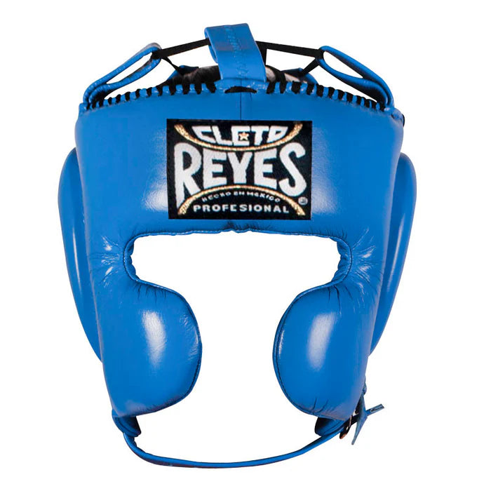 Protector de cabeza Cleto Reyes con pómulos en piel de res