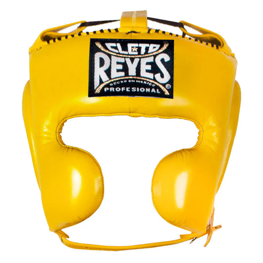 Protector de cabeza Cleto Reyes con pómulos en piel de res