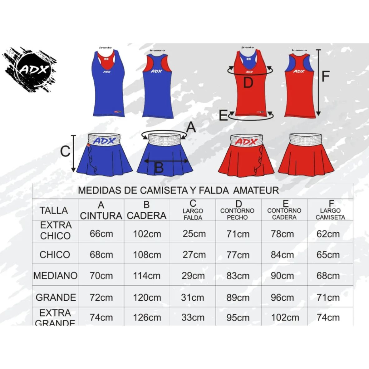 Uniforme de Box Femenil ADX Doble Vista