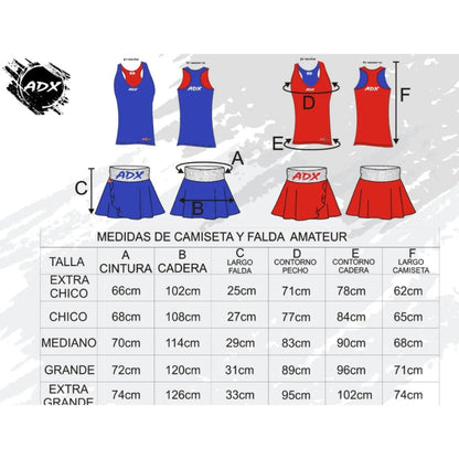 Uniforme de Box Femenil ADX Doble Vista