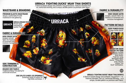 Short de Muay Thai Urraca Duck Rage