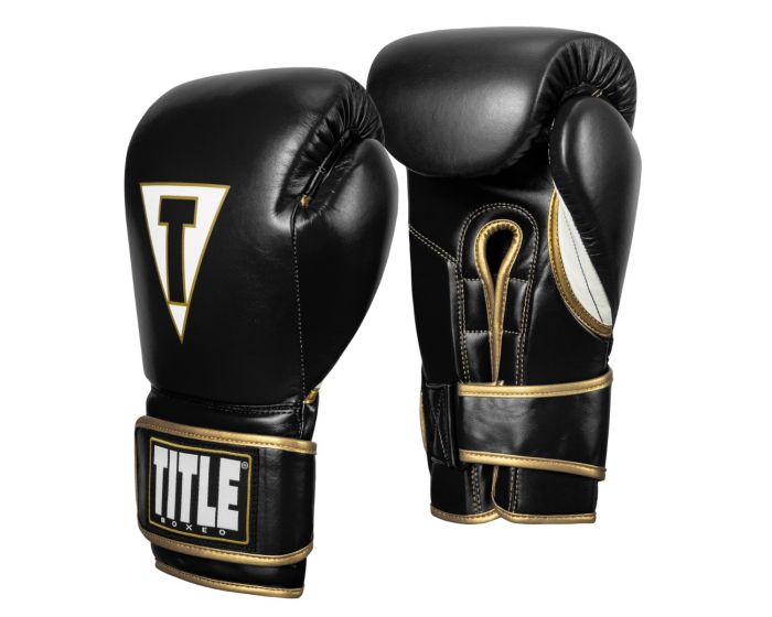 TITLE Guantes Boxeo Mexicano Piel Cierre de Velcro Quatro