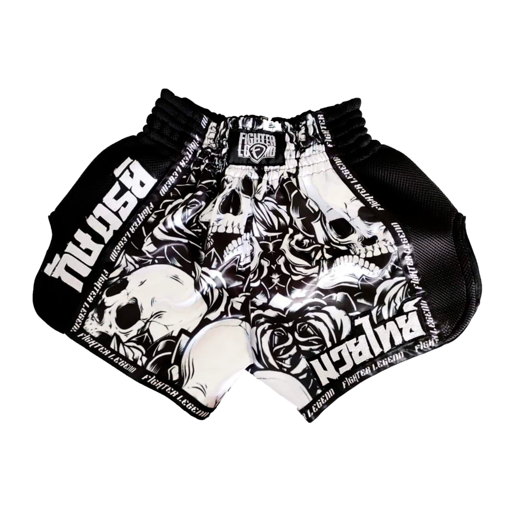 Short Muay Thai Fighter Legend Calaveras